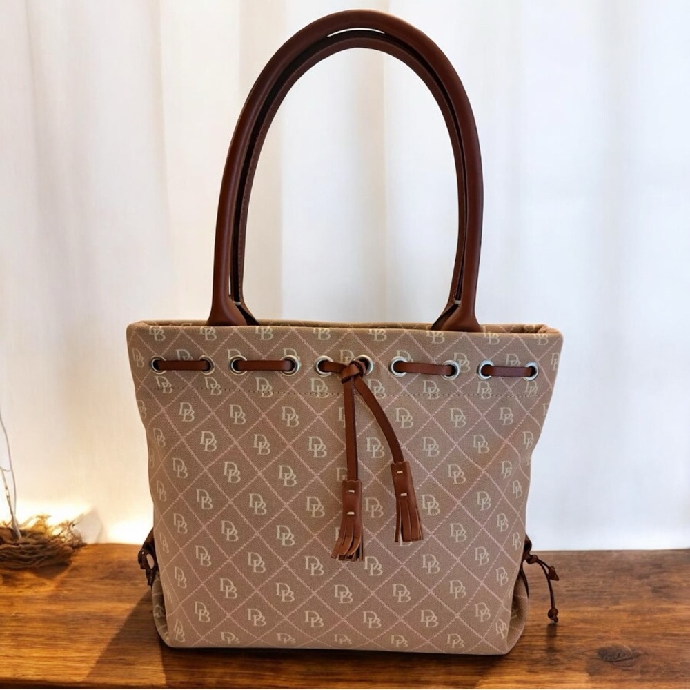 Vintage Dooney & Bourke Tulip Tote Bag